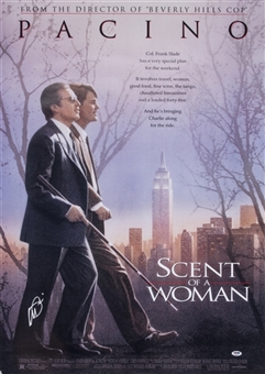 Al Pacino Signed "Scent Of A Woman" 27 x 40 Movie Poster (PSA/DNA)